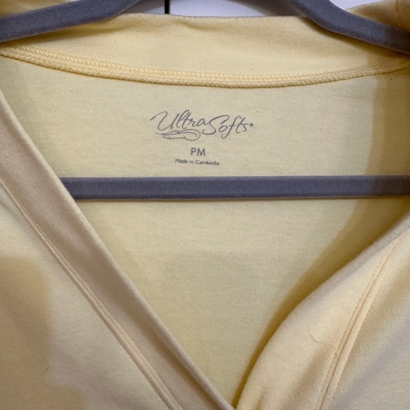 Sunny yellow button cardigan with pockets - Picture 3 of 3